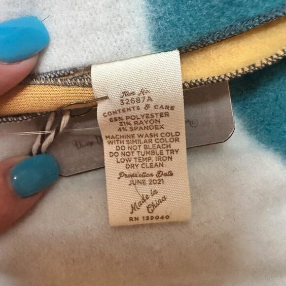 NWT Matilda Jane LYNDON Snap‎ to Infinity Scarf Fleece Lined Color Block Stripe - Picture 7 of 8